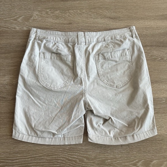 Lee Chino Shorts Mid Rise Beige Khaki Tan Women's 16 - Picture 12 of 16